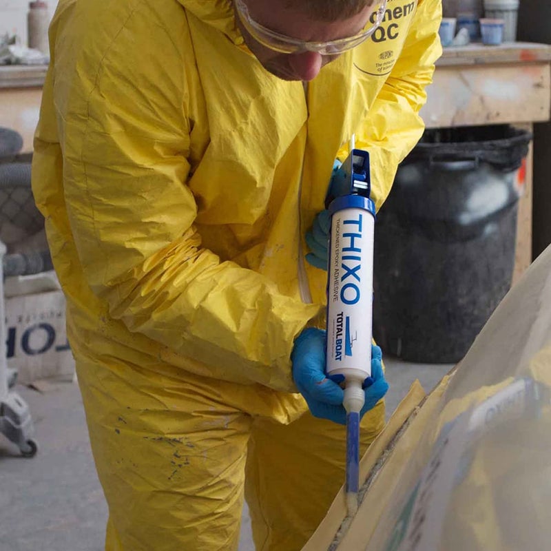 TotalBoat Thixo (185ml Cartridge) | Thickened Epoxy Adhesive | for Bonding, Gluing, Sealing and Filling | Use on Wood, Fiberglass, Metals, Brick, Stone, Glass, Tile & More - Image 4